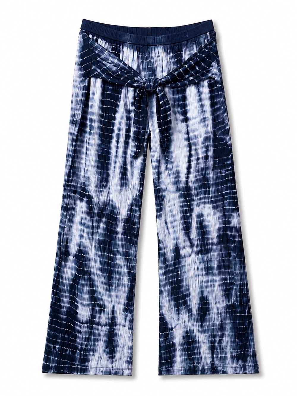 Greater Good Blue Tie Dye Wrap Pants Boho S/M